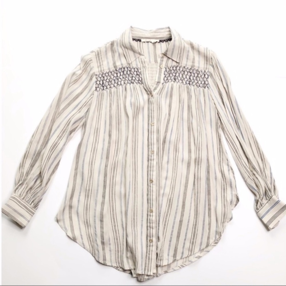 A N T H R O P O L O G I E Pinstripe Button Down - image 3